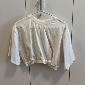 Khy White Cropped T-Shirt